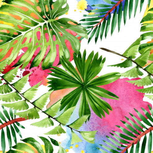 Botanical Palms Pattern - Sample Kit