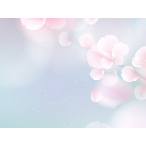 Blue & Pink Sakura Flowers - Sample Kit