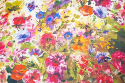 Silk fabric texture. flowers    Photography Studio