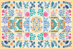 Oriental Watercolor Decal