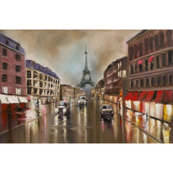 Quiet rainy street