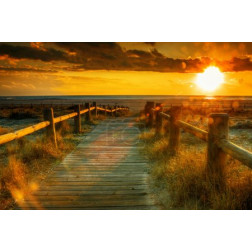Sunset beach-This photo made by hdr technic