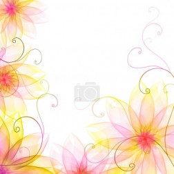 Colored Floral Background