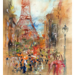 Street in Paris - illustration