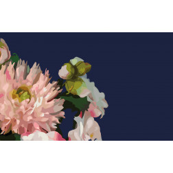 Navy & Pink Floral Bouquet