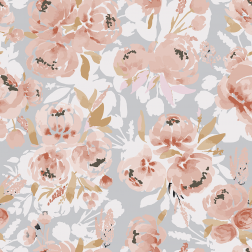 Watercolor Peonies Pattern - Sample Kit