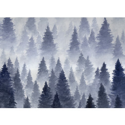 Watercolor Pines